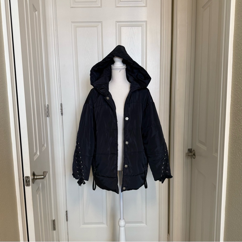 Maje Elegant Black Outerwear